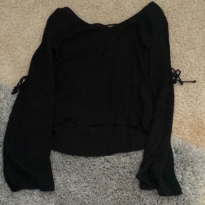 Black loose top